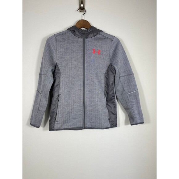 Under Armour Youth ColdGear Hooded Jacket – Size Medium (YMD) - Picture 1 of 10